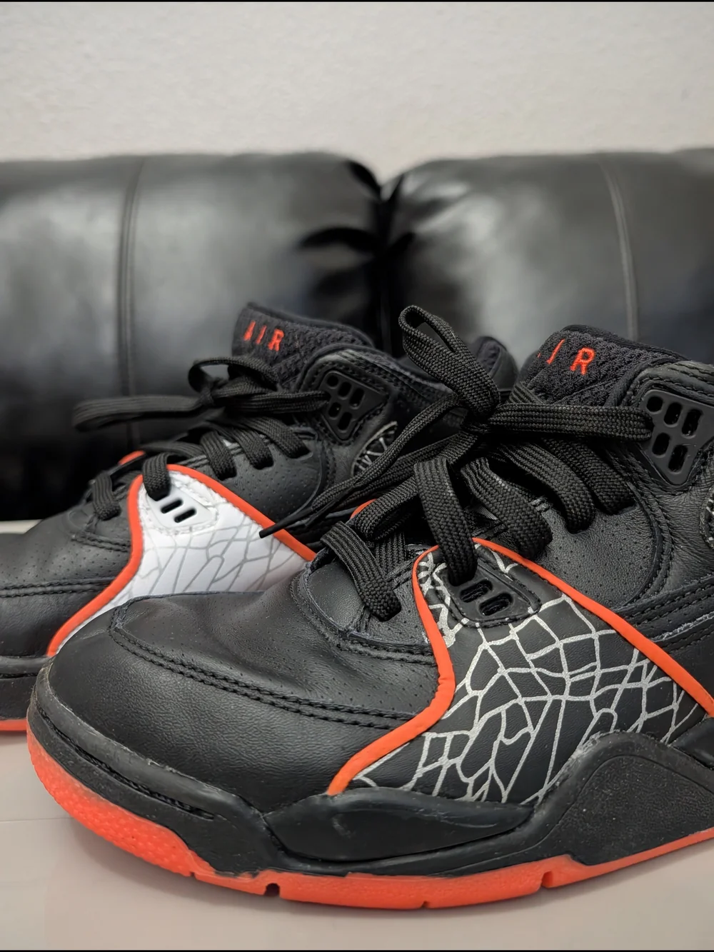 Nike Air Flight ’89 “All-Star” 2020, style CT8478-001, Black/Orange Blaze/Green